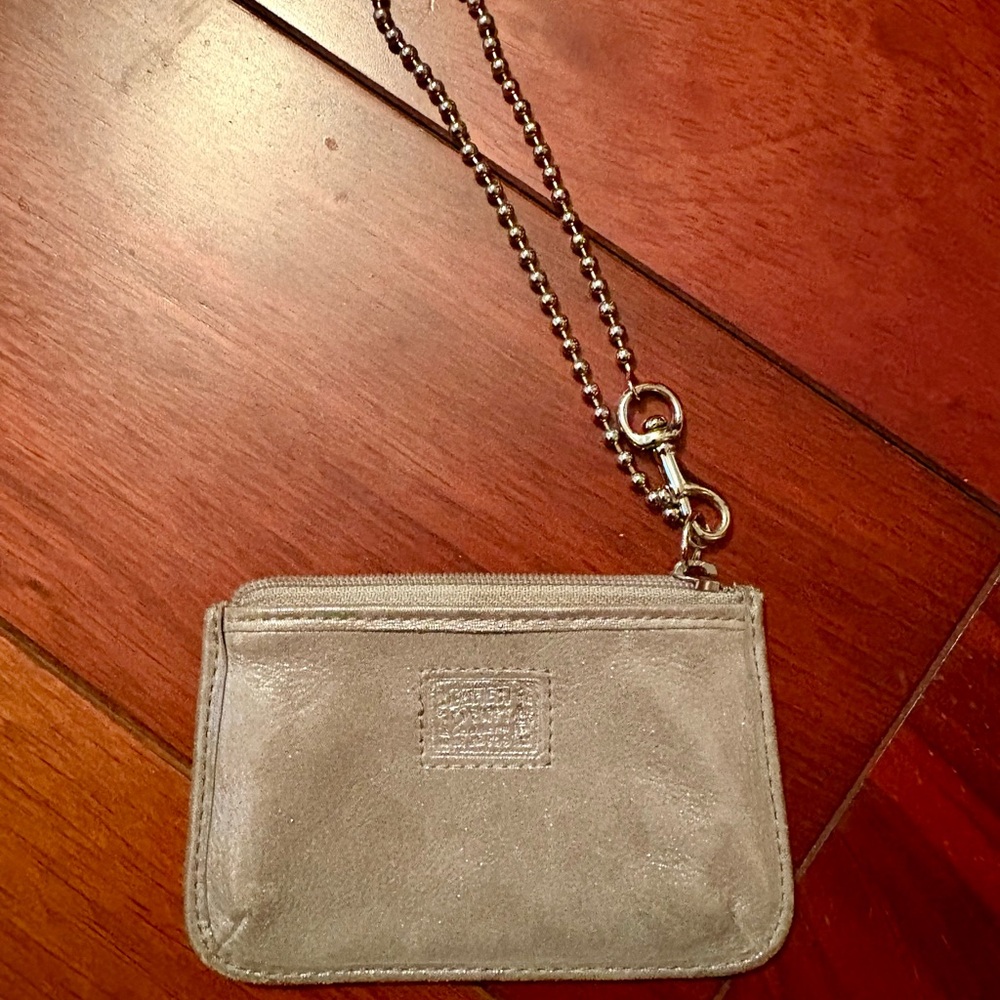 Coach - Silver Chain Wallet